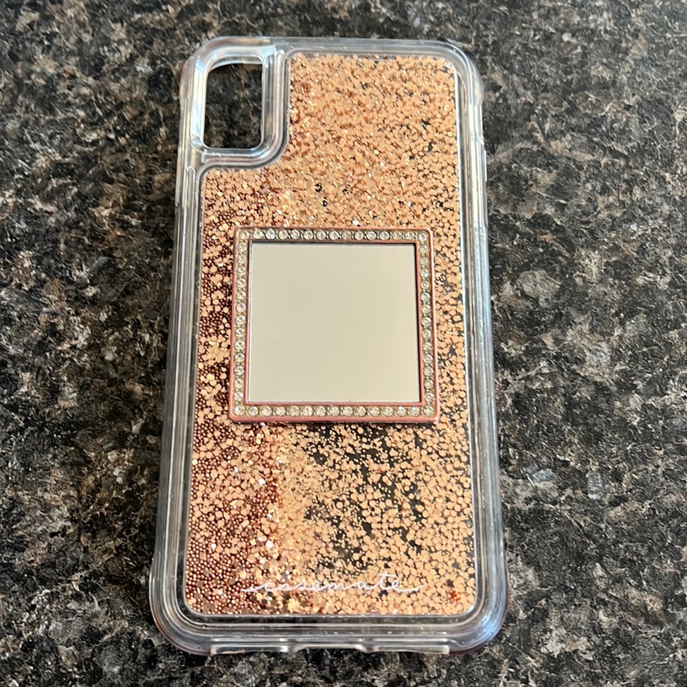 I phone XS max cell phone case by case mate. Very high quality & durable.